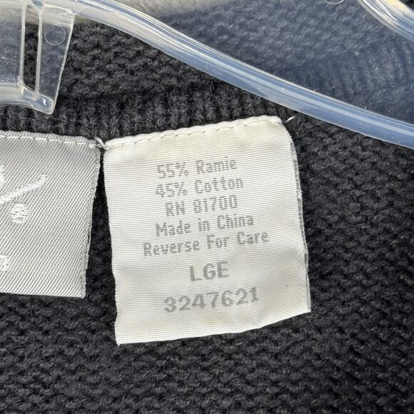 Blair Sweater Womens Large Black Multi Polka Dot Vest Retro Knit 90s Y2k‎ Boho - Picture 6 of 8